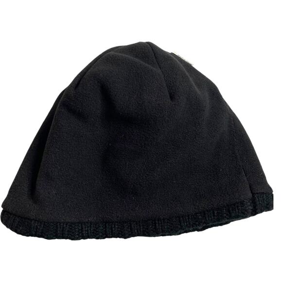 Merrell Knit Beanie Black Tassel Loops Fleece Lined Hat One Size Boho Outdoor - Picture 15 of 15